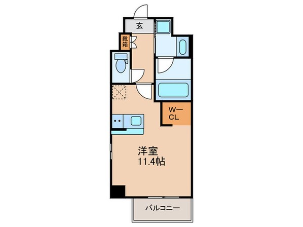 フェロー博多駅南の物件間取画像